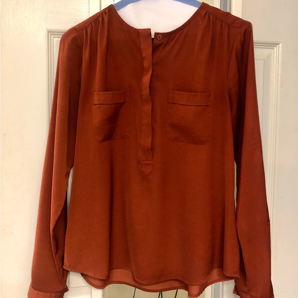 Ann Taylor Small petite silk blouse